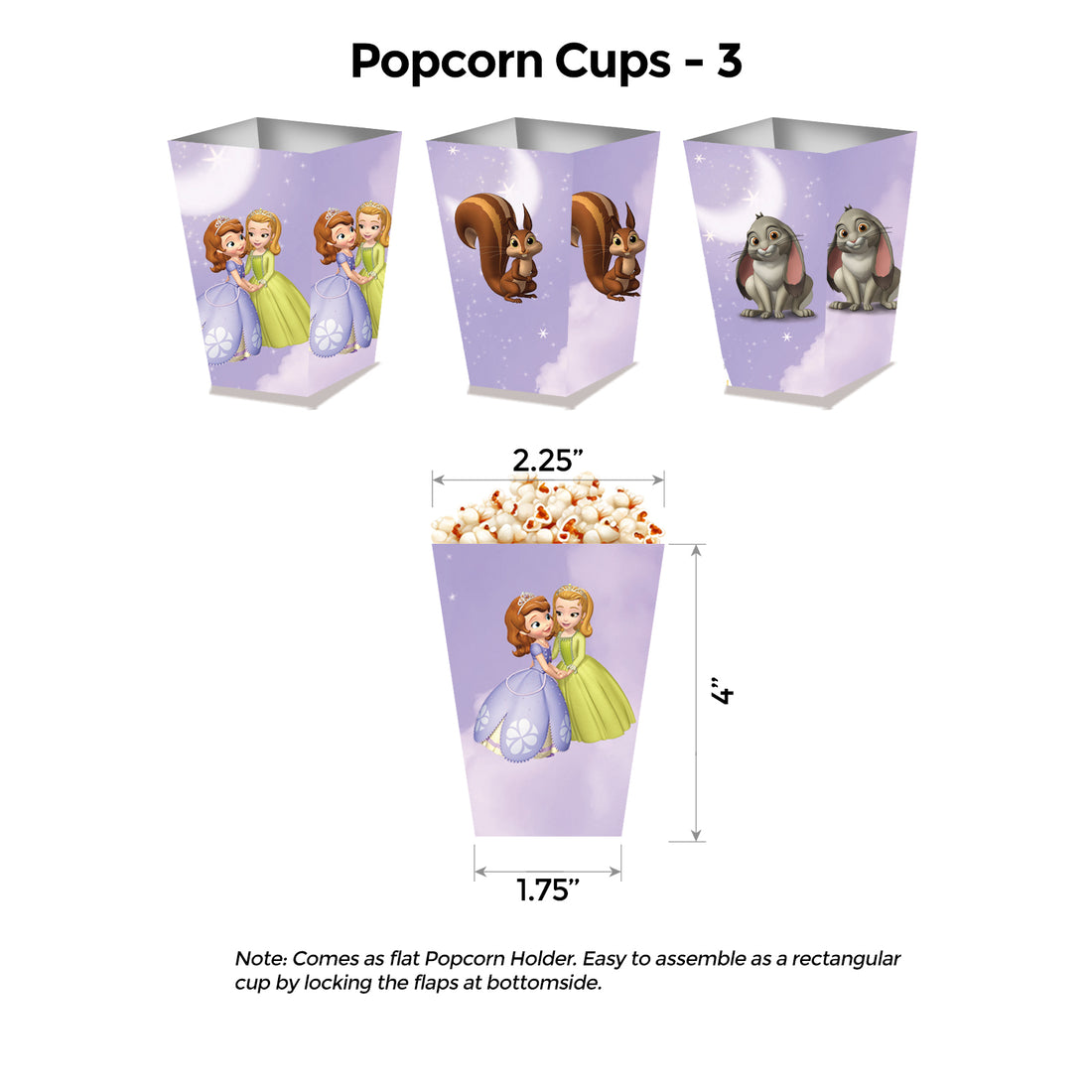 Princess Sofia Popup Luxury Package