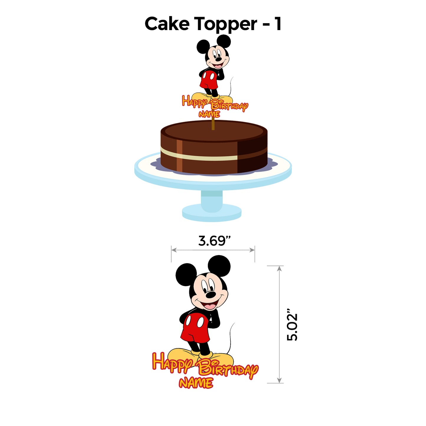 Mickey Mouse Popup Premium Package