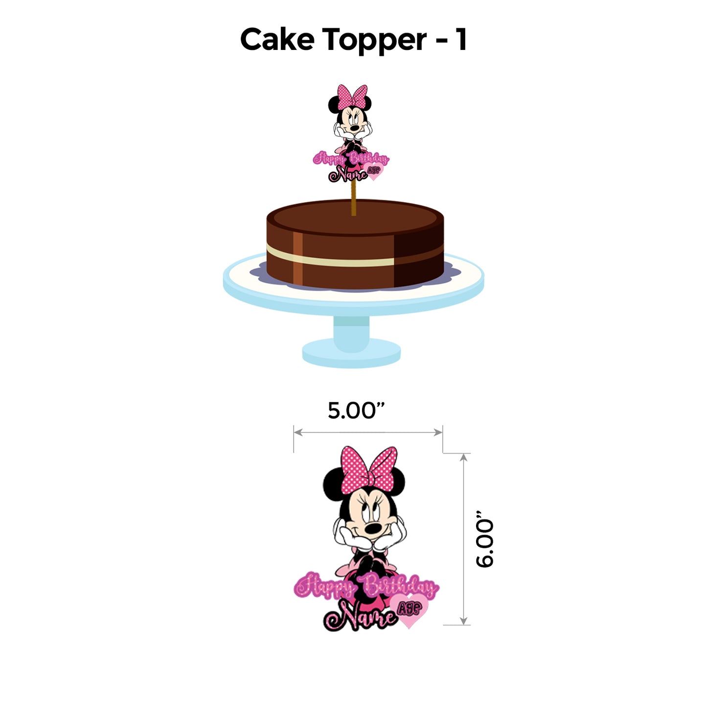 Minnie Mouse Pink Popup Classic Package