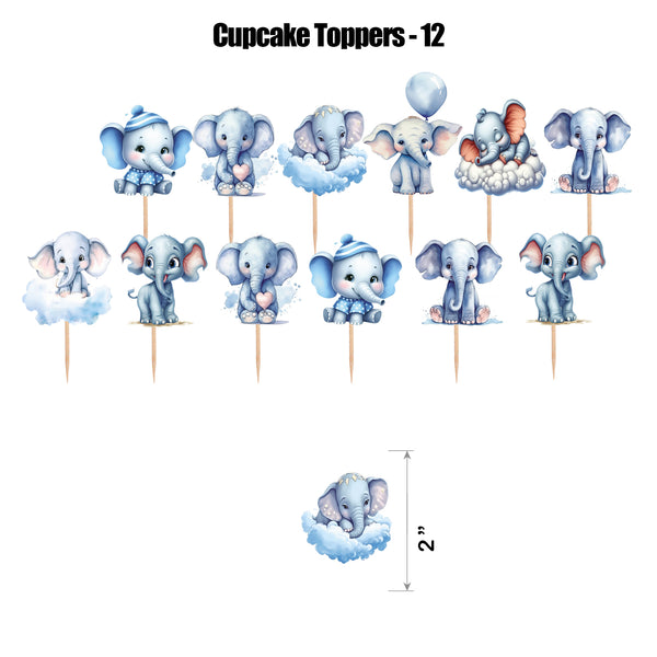 Elephant Blue and Grey Premium Package