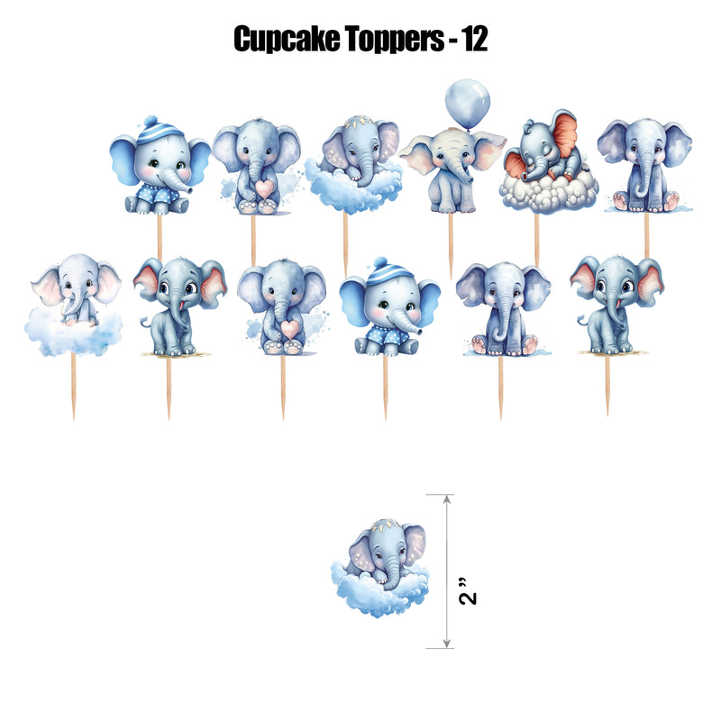 Elephant Blue and Grey Premium Package