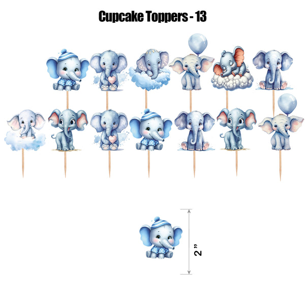 Elephant Blue and Grey Popup Luxury Package
