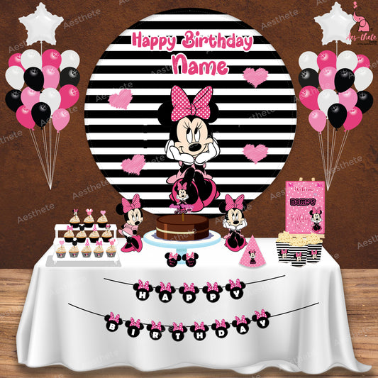 Minnie Mouse Pink Popup Premium Package