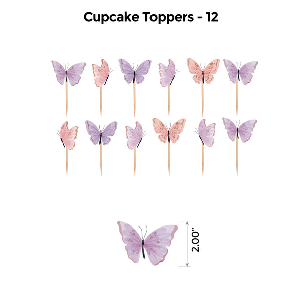 Butterfly Peach and Lavender Premium Package