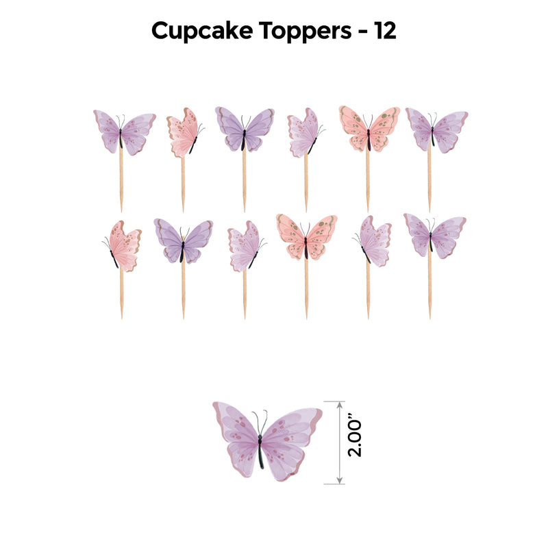 Butterfly Peach and Lavender Premium Package