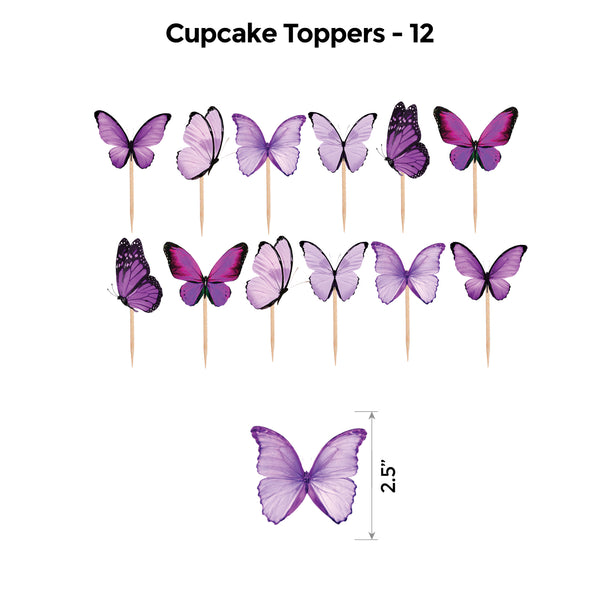 Butterfly Lavender Floral Popup Premium Package