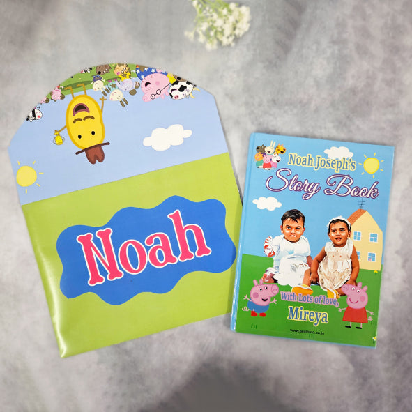 Kids Gifting option: Personalised Kids Story book with cover(A3 SIZE)