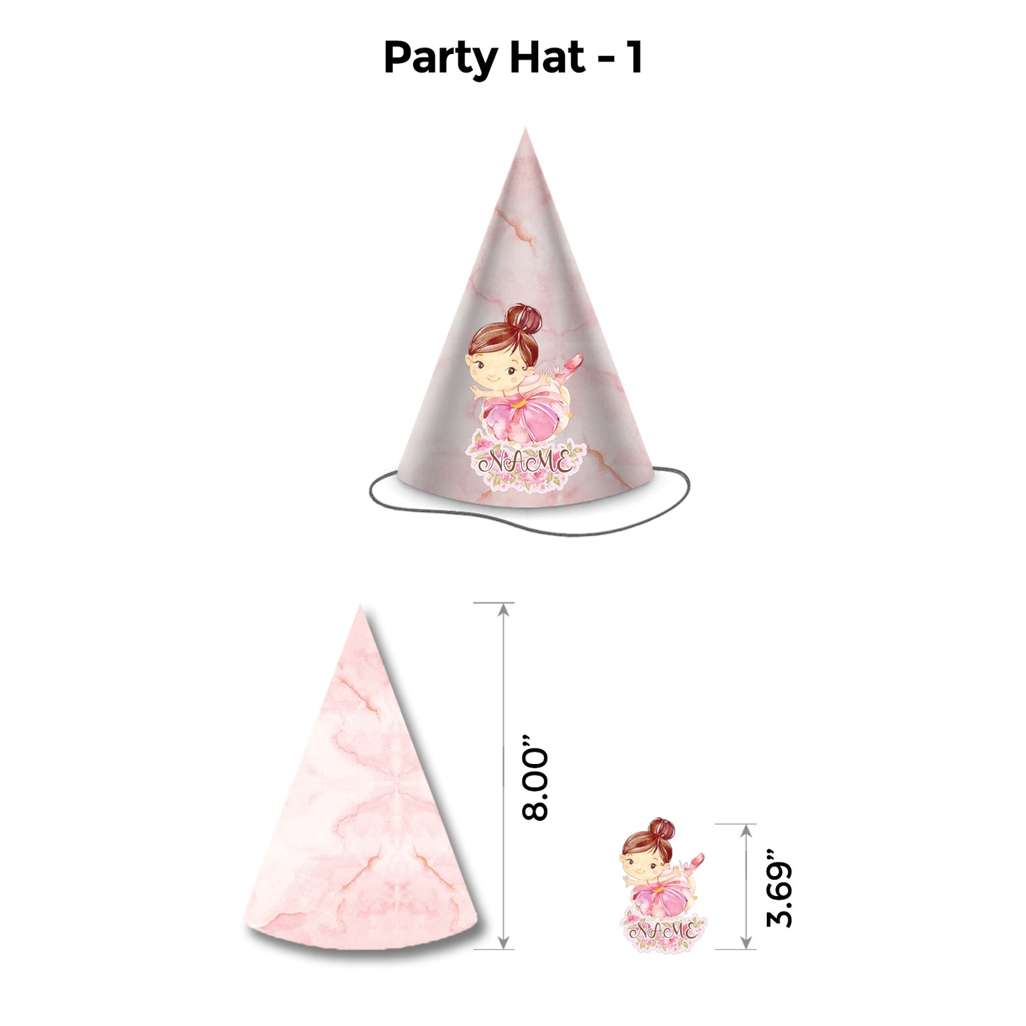 Baby Ballet Pink Popup Premium Package