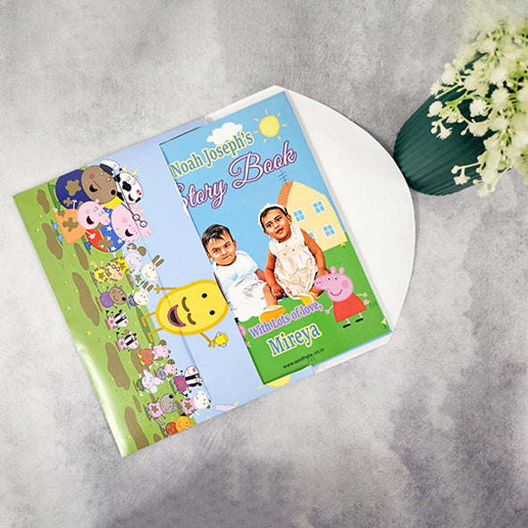 Kids Gifting option: Personalised Kids Story book with cover(A3 SIZE)