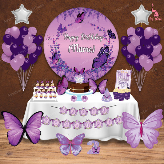 Butterfly Lavender Floral Popup Luxury Package