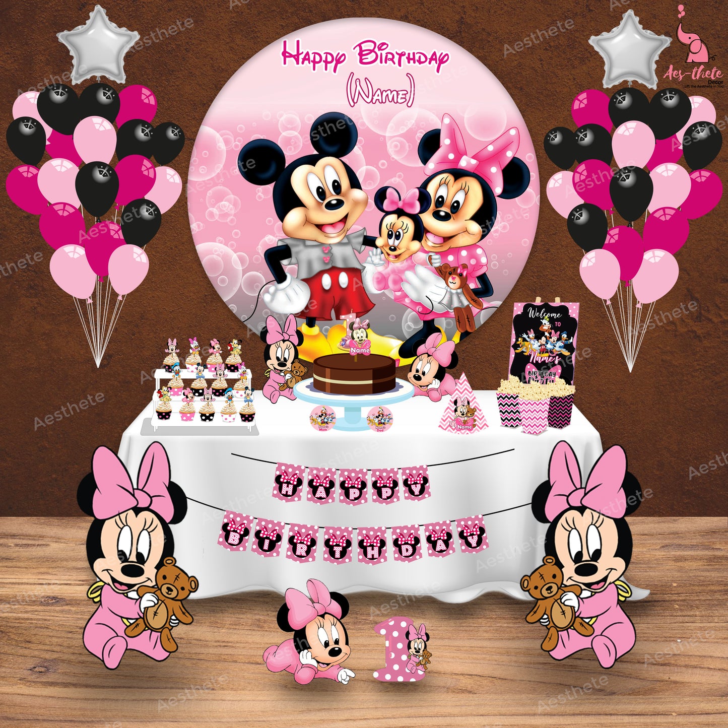 Baby Minnie Mouse Popup Luxury Package