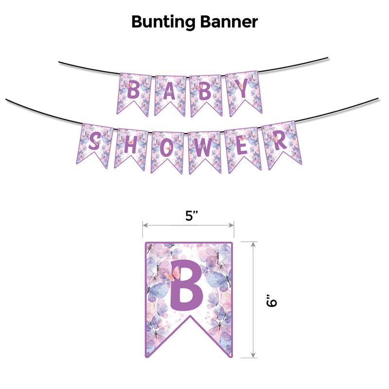 Butterfly Peach and Lavender Popup Classic Package