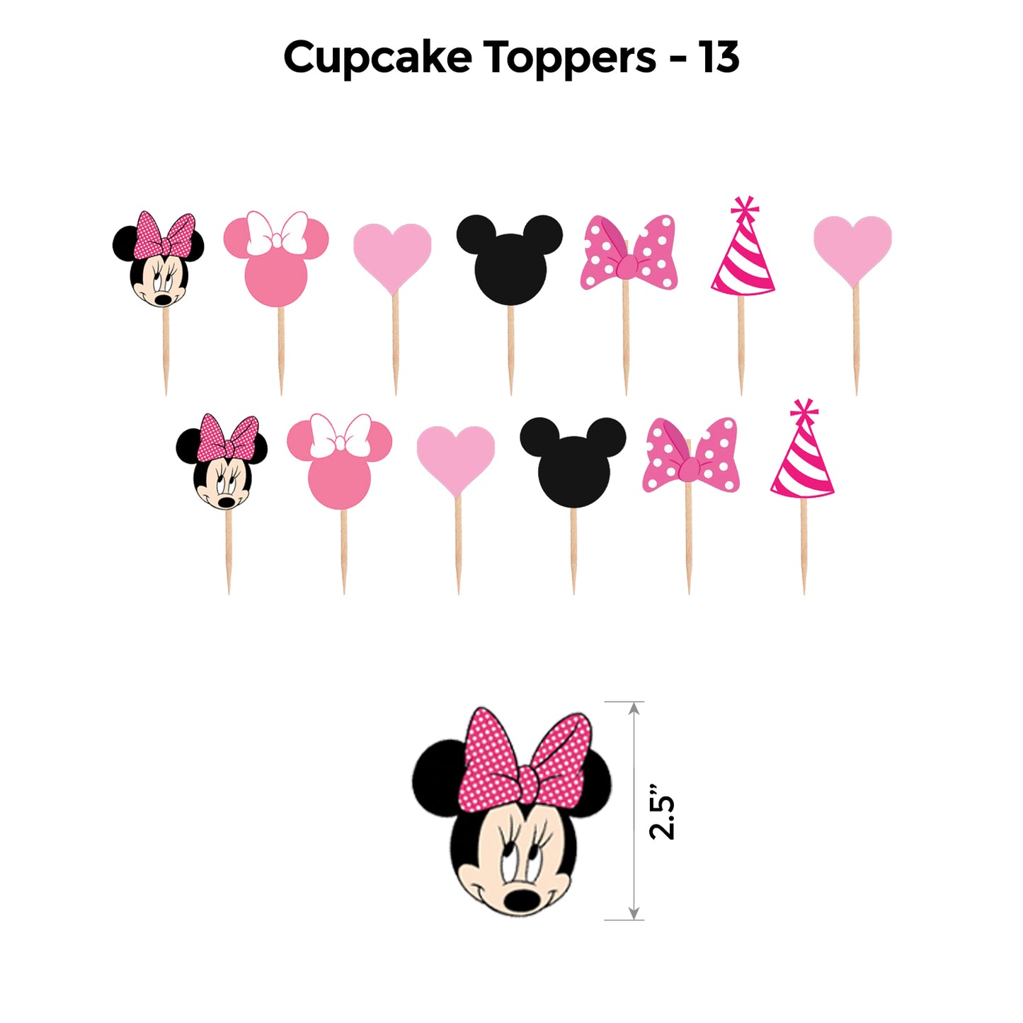 Minnie Mouse Pink Popup Luxury Package