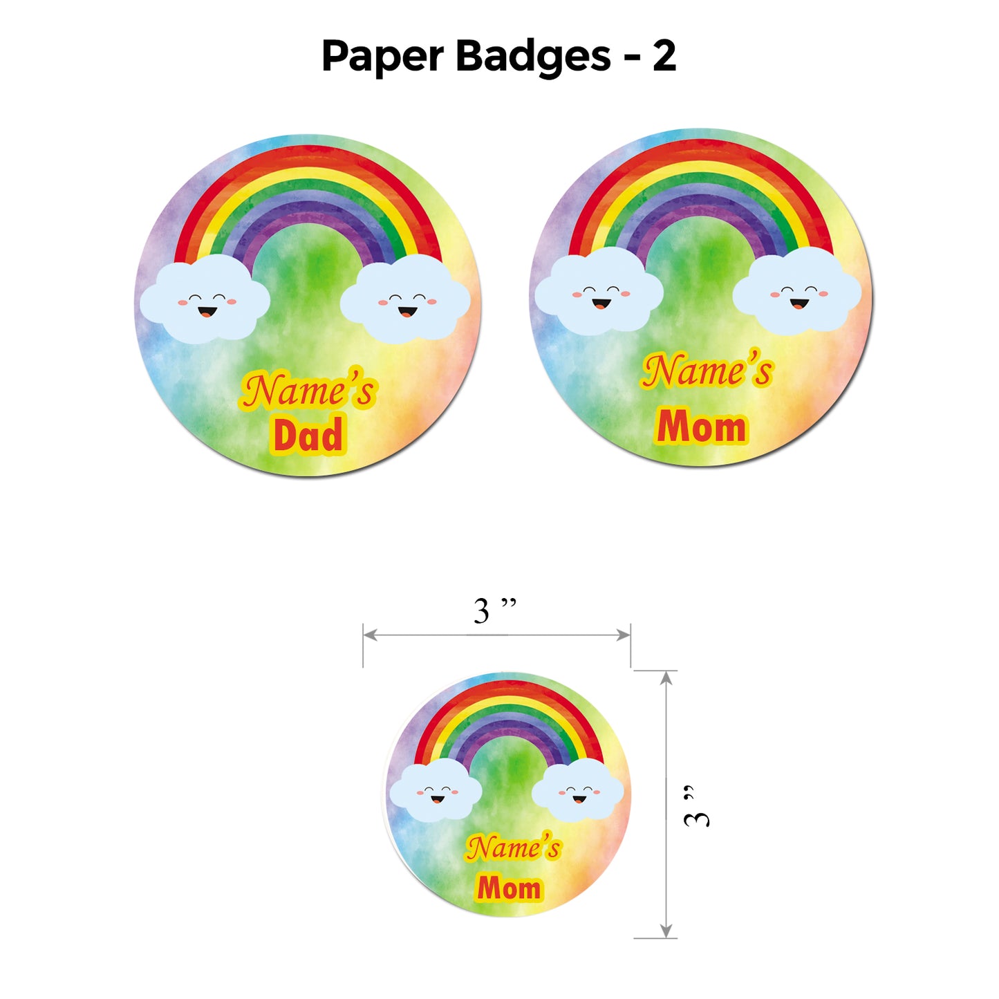 Rainbow Popup Premium Package