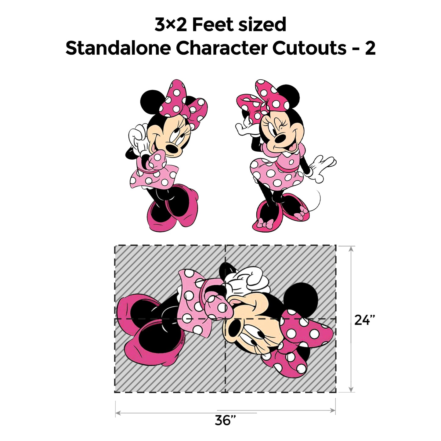 Minnie Mouse Pink Popup Luxury Package