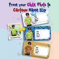 Personalised Waterproof Kids Name Slips