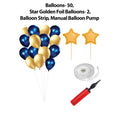 Prince Blue and Gold Popup Premium Package