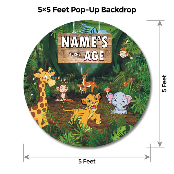 Jungle Popup Backdrop