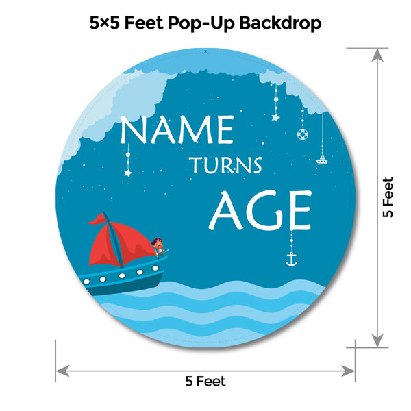 Sailor Popup Backdrop