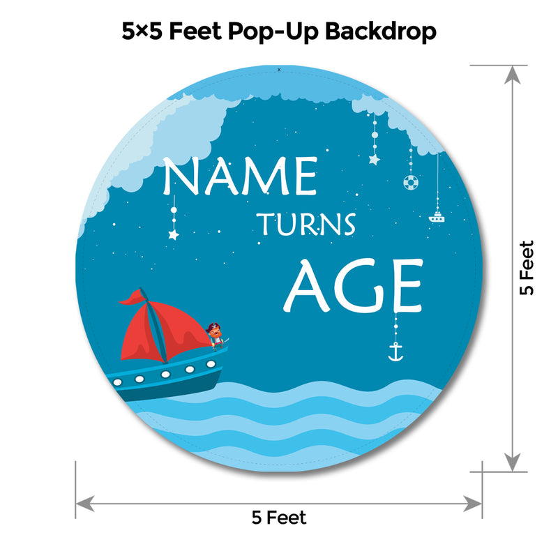 Sailor Popup Backdrop