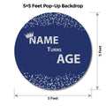 Crown Blue and Silver Popup Premium Package