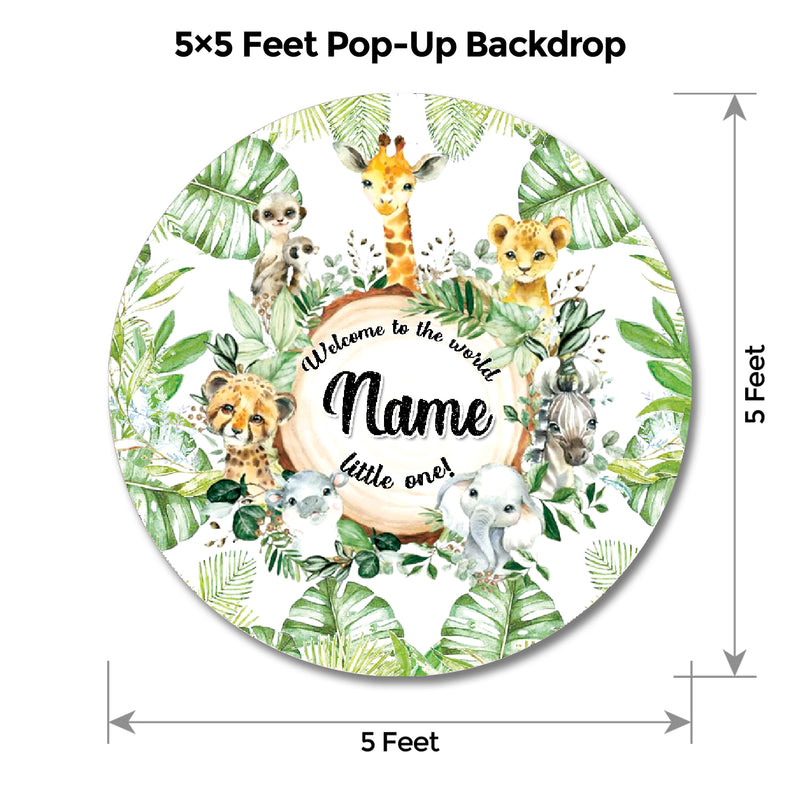 Jungle Safari Animals Popup Premium Package