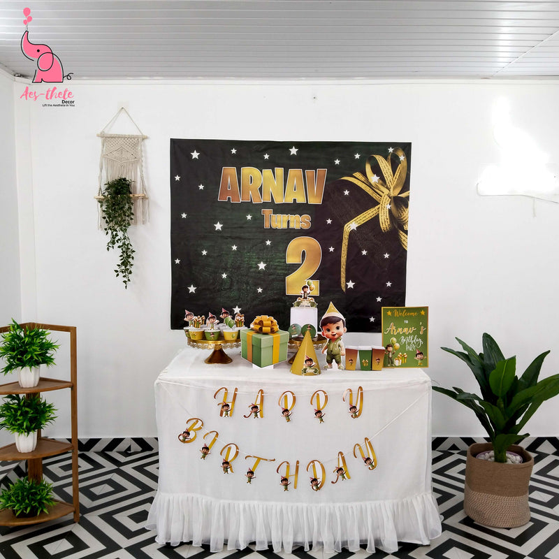 Color Themed Parties Green and Golden