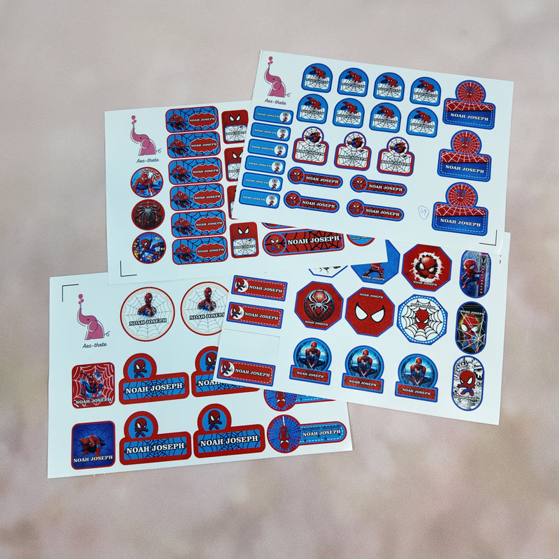 Personalised Waterproof Kids Sticker Labels