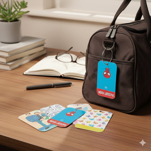 Bag Tag – Cute, Colorful & Adventure-Ready (Set of 3))