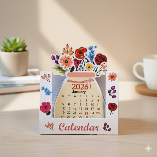 Table Top Pinterest inspired Calendar