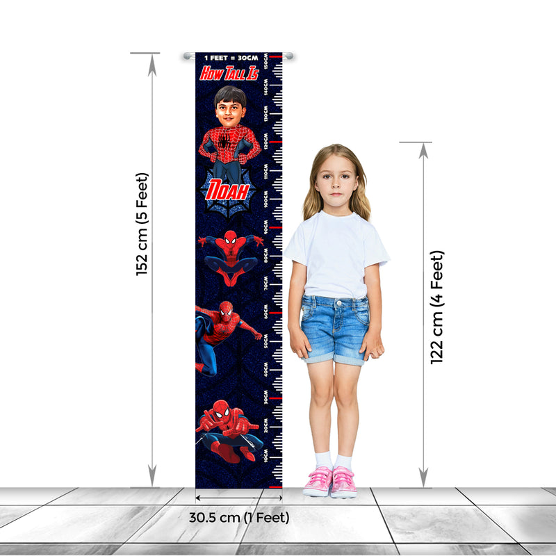 Personalised Kids Growth Tracker Chart-1x5 feet