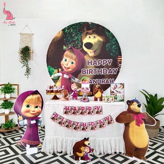 Cartoon Character Themes: Masha and the Bear Popup Luxury Package