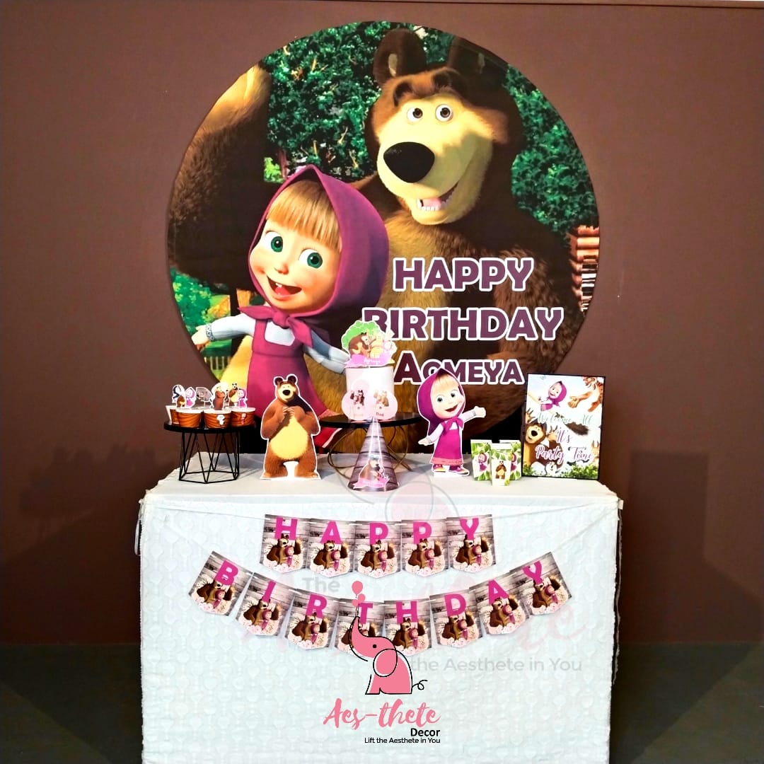 Cartoon Character Themes: Masha and the Bear Popup Premium Package ...