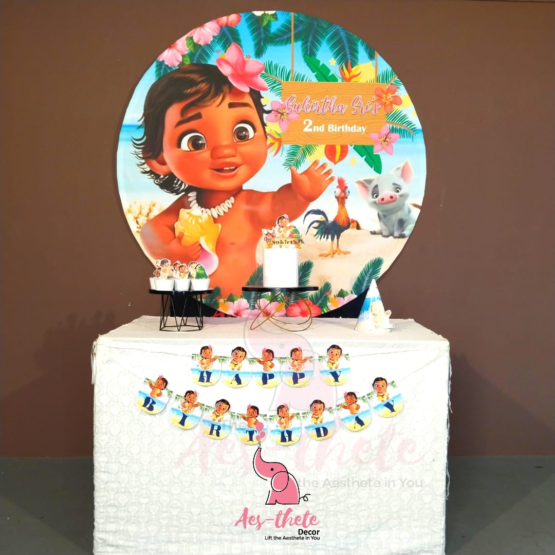 Princess Moana Popup Classic Package