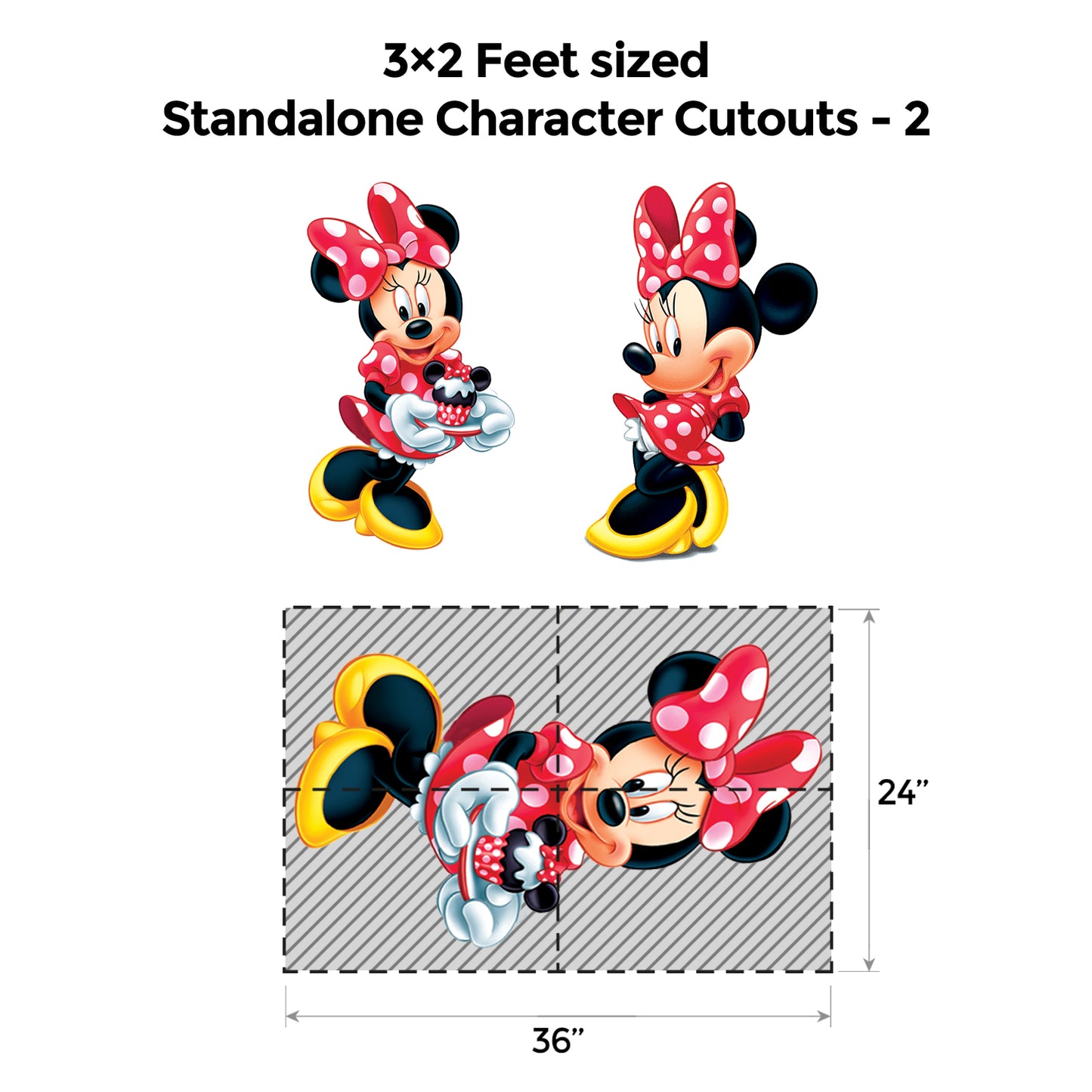 Minnie Mouse Red Popup Luxury Package