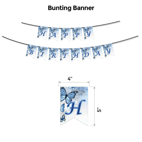 Butterfly Blue and Silver Classic Package