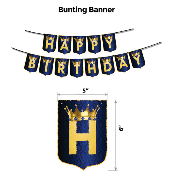 Prince Blue and Gold Popup Premium Package