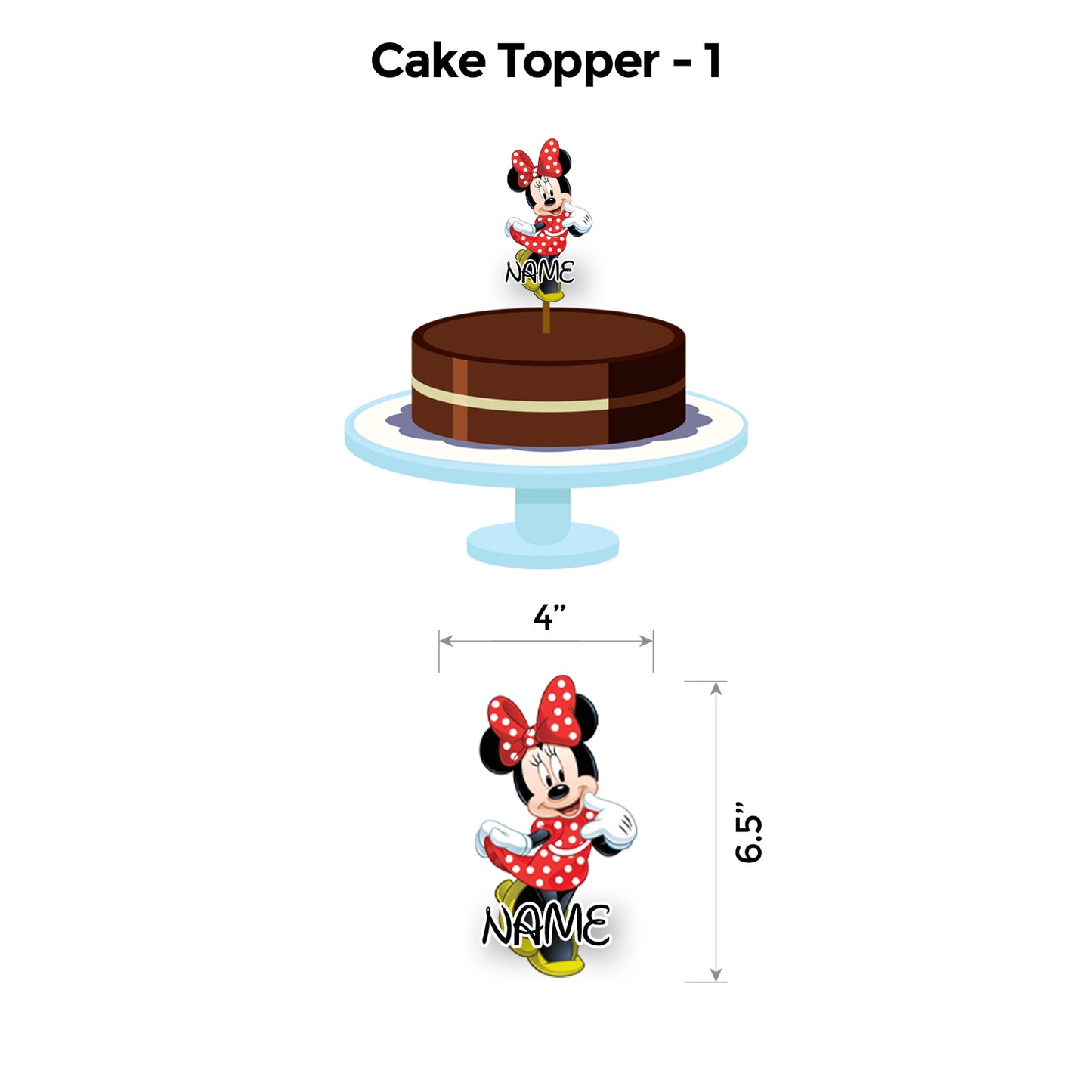 Minnie Mouse Red Popup Classic Package