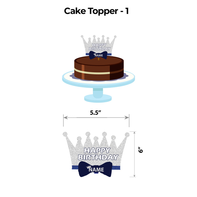 Crown Blue and Silver Popup Luxury Package