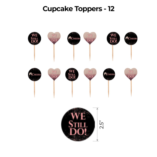 Black and Rose Gold Popup Premium Package