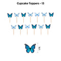 Butterfly Blue and Silver Popup Luxury Package
