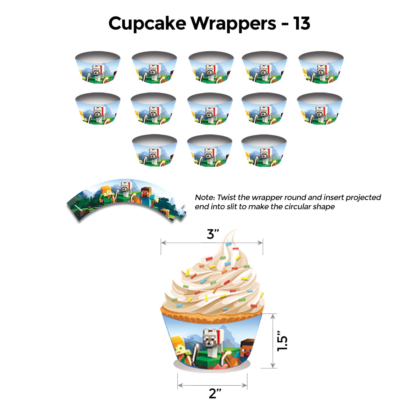 Minecraft Popup Luxury Package