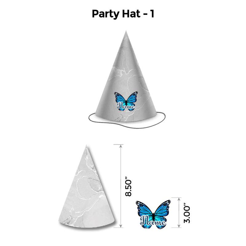 Butterfly Blue and Silver Classic Package