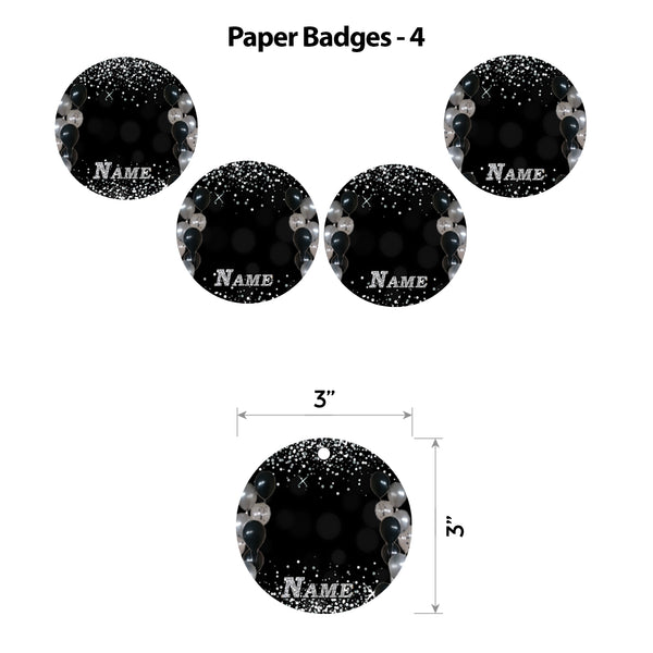 Black and Silver Popup Classic Package
