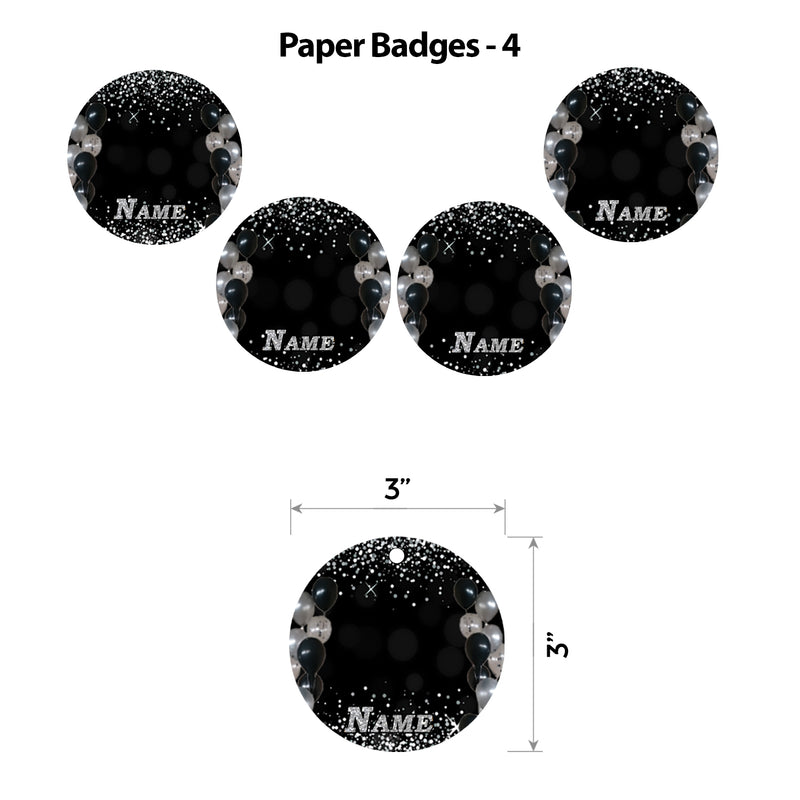 Black and Silver Popup Classic Package