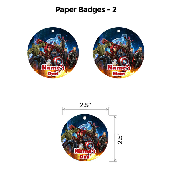 Superhero Avengers Premium Package