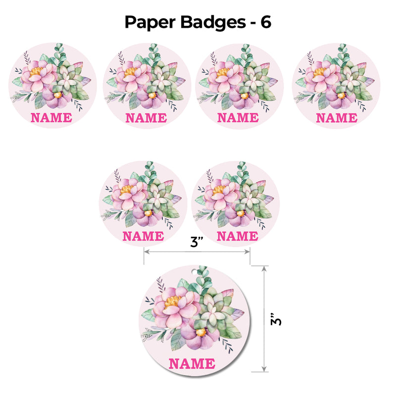 Lavender Floral Popup Premium Package