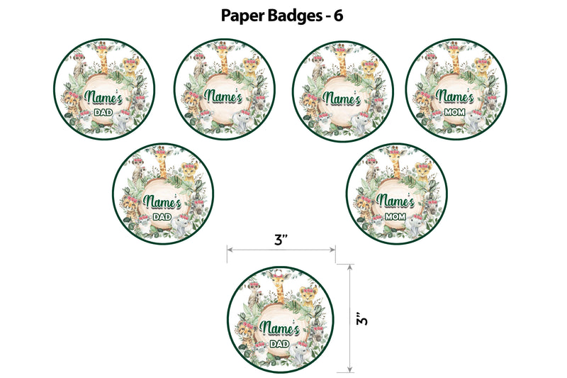 Jungle Safari Animals Popup Premium Package