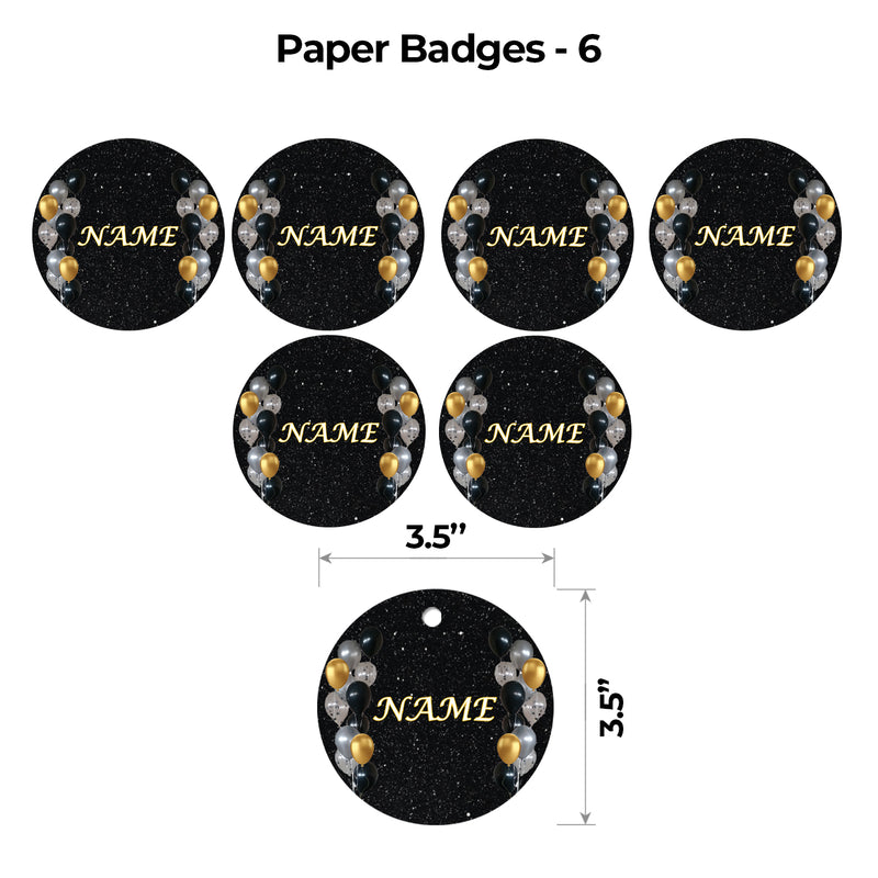 Black Gold and Silver Premium Package