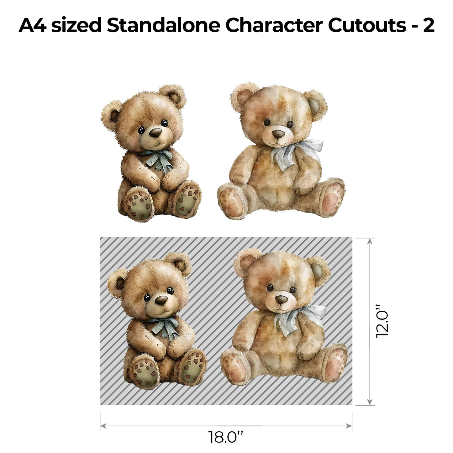 Teddy Light Brown Popup Premium Package